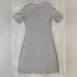 Reformation  Kendy rib knit mini dress bodycon dress in marble gray size M medium Photo 6