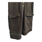 Neon Buddha Black Tunic Dress Decorate Buttons White Stitching / Size S Photo 1