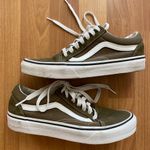 Vans   Olive Green Sneakers Photo 0