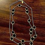 Kate Spade Gold Tone & Black Crystal 32” Necklace Photo 7