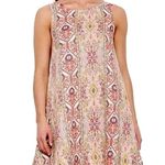 Rachel Zoe Southwestern Aztec Print Linen A Line Tank Dress Size Large NWOT Photo 28