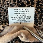 Vikki Vi Animal Print Long Sleeve V Neck Cardigan Top Brown & Gold Size 3X Photo 5