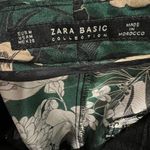 ZARA  Green/Gold Floral Trousers Size M Photo 9