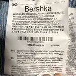 Bershka NWT Shirt Mini Dress Long Sleeve Denim Belted Puffy Sleeves Western sz M Photo 12