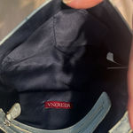 Merona  light blue faux ostrich look crossbody envelope bag removable strap EUC Photo 5