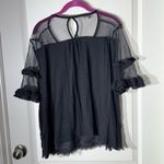 Maurice's Elegant Black Lace Top Photo 3
