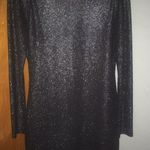 Jennifer Lopez Black Sparkly Party Dress Photo 0