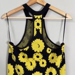Urban Outfitters Charlie Floral Knit Mini Dress Women's Medium Black Yellow NWT Photo 10