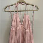 Free People 100 Degrees of Sunshie Mini Dress Size Small Pink Dainty Feminine Photo 3