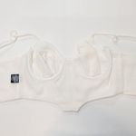 NBD Lacey Bustier Top in White Photo 4