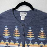 Pendleton ‎ Portland Barn 100% Virgin Wool Aztec Mountain Cardigan Size Large Photo 5