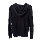 LILLA P Hooded Oversized Sweater Black Sz Medium Photo 1