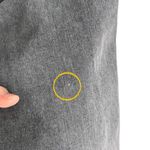 Current/Elliott Sample Gray Mid Rise Raw Step Hem Cropped Distressed Jeans Photo 9