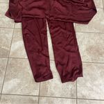 NWT Christina Wu Jumpsuit in satin with V Photo 9