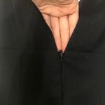 Leslie Fay Vintage Little Black Dress Deep V Neck  Womens 8 Sleeveless Cocktail Photo 8