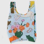 Baggu BABY  - TABLE CATS - Reusable Tote Bag - Washable & Folds - NWT Fun Gift! 🎁 Photo 0