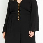 Eloquii New!   black 100% cotton Flare Sleeve Romper,‎ 18 Photo 0