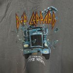 Def Leppard Through The Night Rock Tshirt size S/M Photo 1