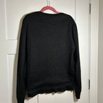 Guess women’s XL black glitter v neck sweater top Photo 5
