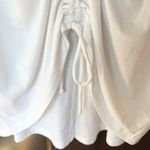 Athleta Like New  Ruched Front Long Sleeve Top White Size Large Photo 6