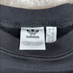 Adidas  Originals women's adicolor bold cropped sweatshirt in black, Size large Photo 5