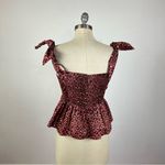 Rebecca Taylor  Leopard Bow Tank Top Photo 5