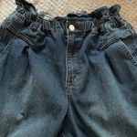 Vintage America Paperbag Pleated Tapered Mom Jeans High Rise Sz 8 EUC #7526 Photo 2