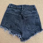 ZARA Black Shorts  Denim High-Rise Photo 1
