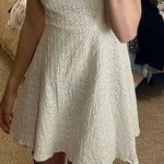 White Fit and Flare Dress Photo 0