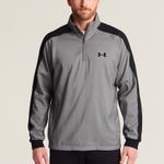 Under Armour Windcheater Quarter Zip Pullover Gray Black Men’s Medium Photo 7
