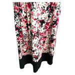 J.Jill  Dress Women Petite Medium Pink White Floral Tank Shift Knee Length Knit Photo 2