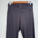 Social Tourist LA Black Low Rise Crossover Waist Flare Leggings Size Large Photo 3