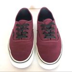 Vans  Authentic Lo Burgundy Red Canvas Women Shoes 7.5 Photo 3