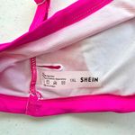 SheIn  Pink Bikini Top Padded Bra Swimwear Adjustable Strap Swimsuit Plus 1XL Photo 5