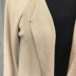 Oscar de la Renta  long sleeve open front oversized cardigan gold size medium Photo 1