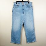MOTHER The Dodger Ankle Jeans in Lets Get It Together Womens 30 Slouchy Straight Blue Photo 2