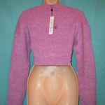 For Love & Lemons Emery Sweater in Lilac Brand new with Tags Cardigan Photo 6