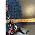 Handmade Crochet Backpack Womens Boho Knit Aztec Tribal Bag Unique Festival Photo 5