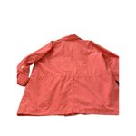 JM Collection  Coral Snap Button‎ Drawstring Waist Flap Pockets Coatigan XL Photo 4