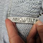 Stitch Fix ACW Pale Blue Oversized Cable Knit Sweater Size Medium Photo 4