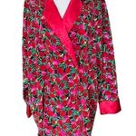 Victoria's Secret VICTORIA’S SECRET Gold Label Tulip Print Silky Sleep Shirt Photo 0