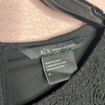 Armani Exchange Black Lace Overlay Formal Maxi Dress. Size 8 Photo 3