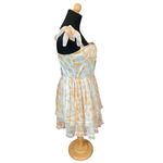 Beulah  NWT YELLOW BUTTERFLY DRESS SIZE LARGE Photo 3