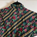 Fire Los Angeles Ruffled Sheer Floral Top size XSMALL Photo 6