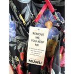 Show Me Your Mumu  Hailey Slip Dress in Charm Peony Black Luxe Satin XS NWT Photo 9