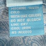 J. McLaughlin Pants Womens 6 Light Blue Jacquard Paisley Floral Tapered Slim Fit Photo 11