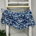 Smart & Sexy Smart & Sexy Swim Skirt Ruffle Tie Blue Abstract Swimsuit Bottoms XL Photo 2