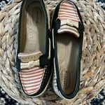 Sperry Top-Sider Red White Blue Canvas Slip On Loafers Boat Shoes Size 7.5 Photo 10