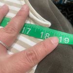 Chico's Striped Sleevless Midi Shift Dress in Cream and White Size 1=USM Photo 10