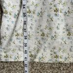 Laura Ashley Vintage  White Floral Midi Dress Lightweight Summer Casual Size 12 Photo 7